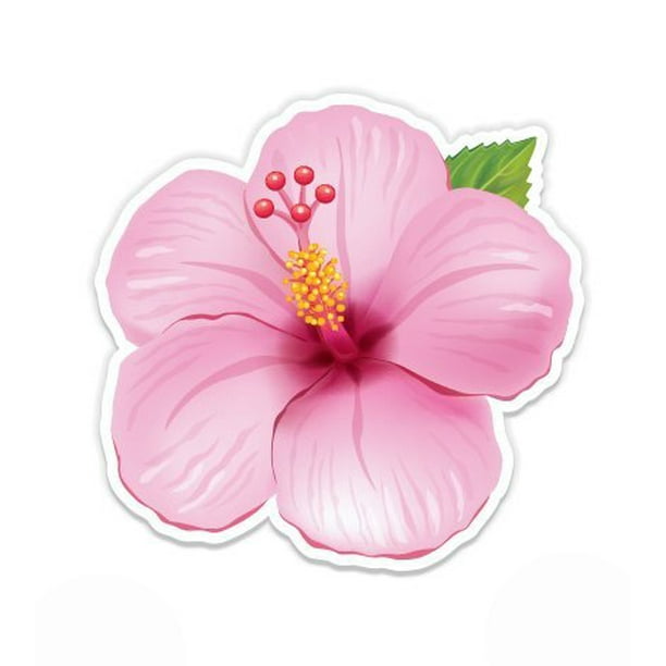 Vinyl Sticker Waterproof Decal Hibiscus